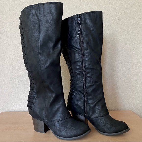 FERGALICIOUS Women’s Black Tinley Knee High Boots - Picture 2 of 11